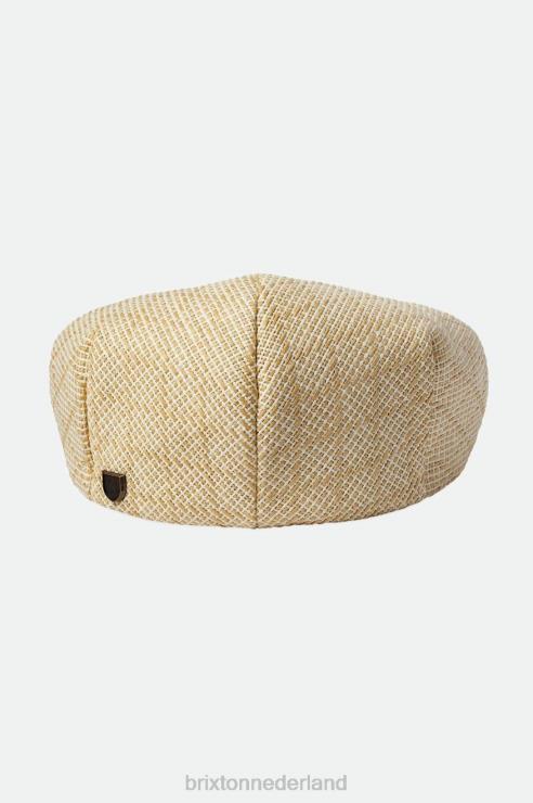 accessoires bruin/natuurlijk stro Brixton 0ZD0J296 Heren hooligan platte pet