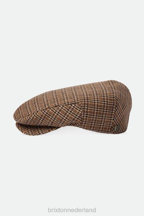 accessoires donkere aarde/zand Brixton 0ZD0J299 Heren hooligan platte pet