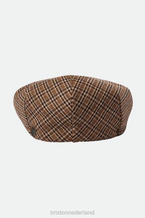 accessoires donkere aarde/zand Brixton 0ZD0J299 Heren hooligan platte pet