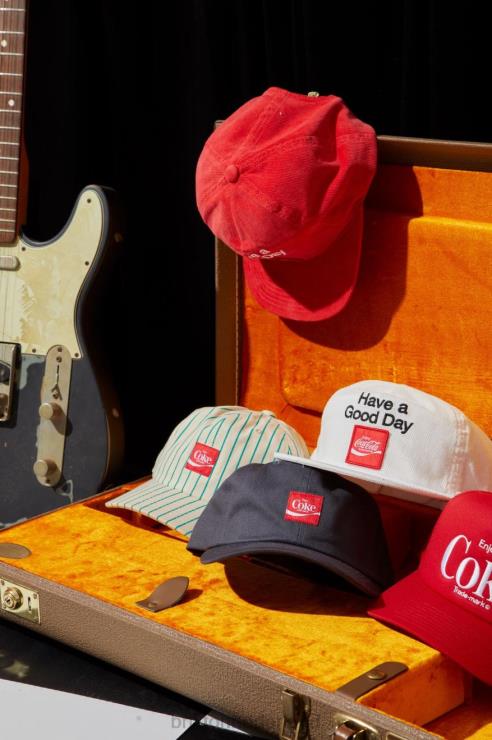 accessoires gewassen zwart Brixton 0ZD0J267 Heren coca-cola levering lp dop