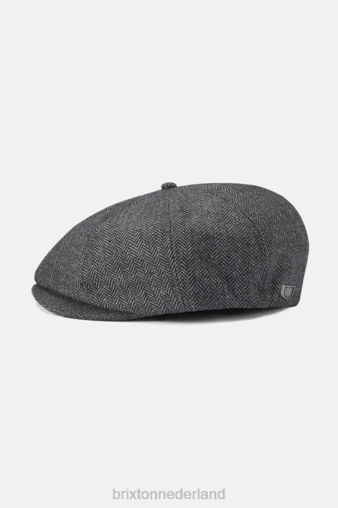 accessoires grijs zwart Brixton 0ZD0J305 Heren brood krantenverkoper pet