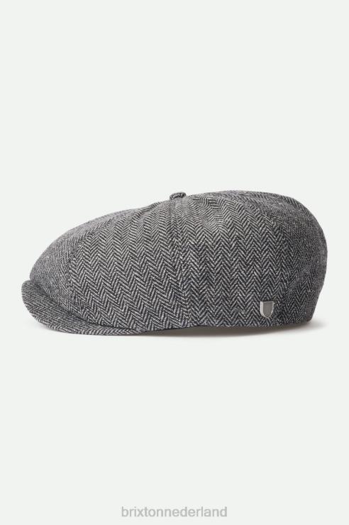 accessoires grijs zwart Brixton 0ZD0J305 Heren brood krantenverkoper pet