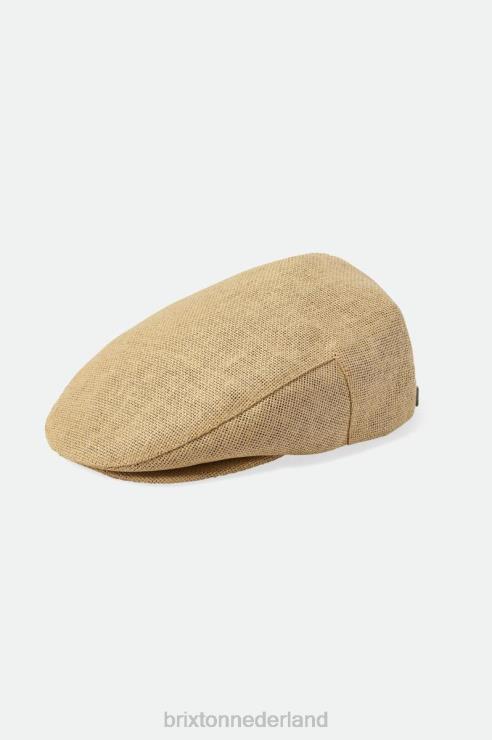 accessoires natuurlijk stro Brixton 0ZD0J184 Heren hooligan lichtgewicht platte pet