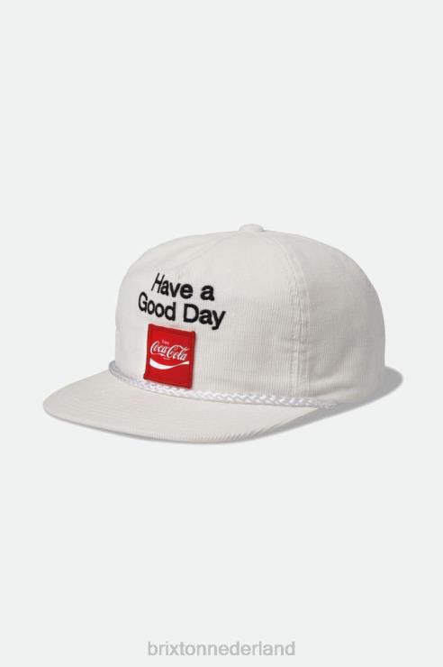 accessoires wit Brixton 0ZD0J264 Heren coca-cola goede dag hp cap
