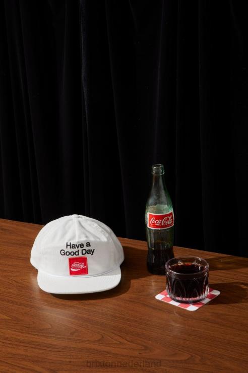 accessoires wit Brixton 0ZD0J264 Heren coca-cola goede dag hp cap
