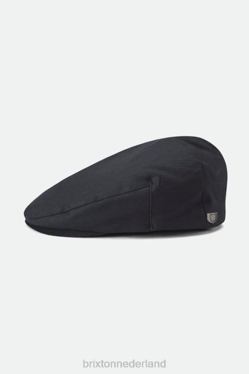 accessoires zwart Brixton 0ZD0J297 Heren hooligan platte pet