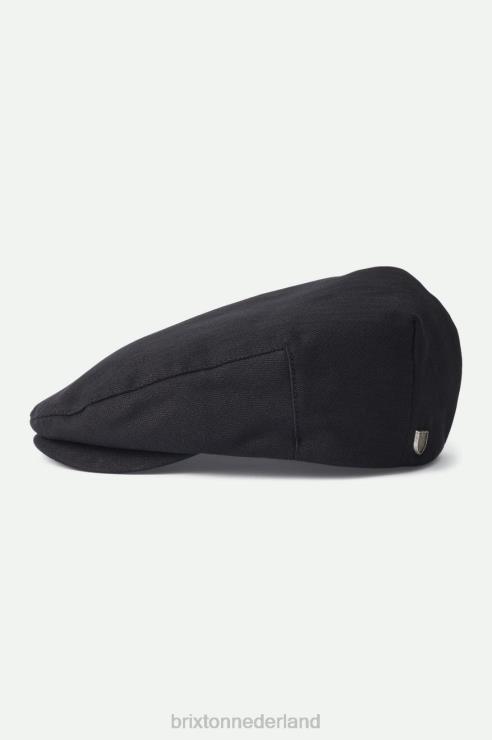 accessoires zwart Brixton 0ZD0J297 Heren hooligan platte pet