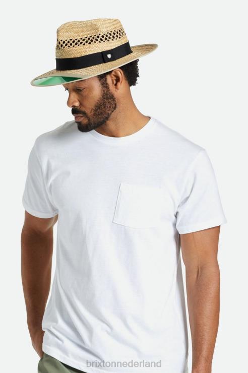 accessoires bruinen Brixton 0ZD0J179 Heren jager stro fedora
