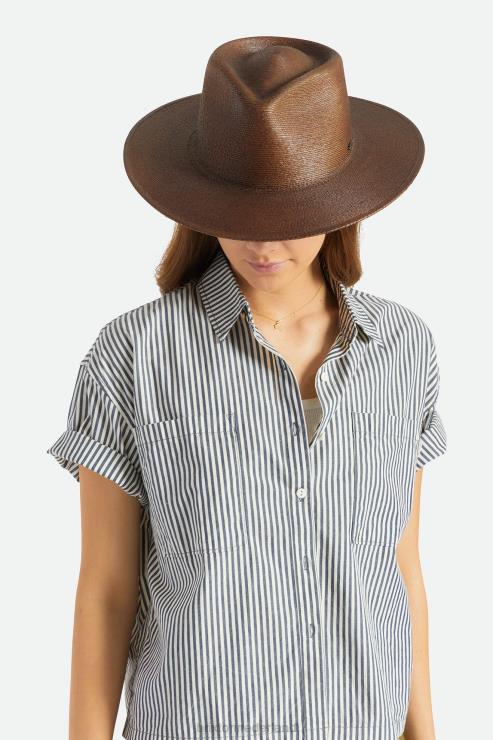 accessoires donker bruin Brixton 0ZD0J183 Heren marcos fedora