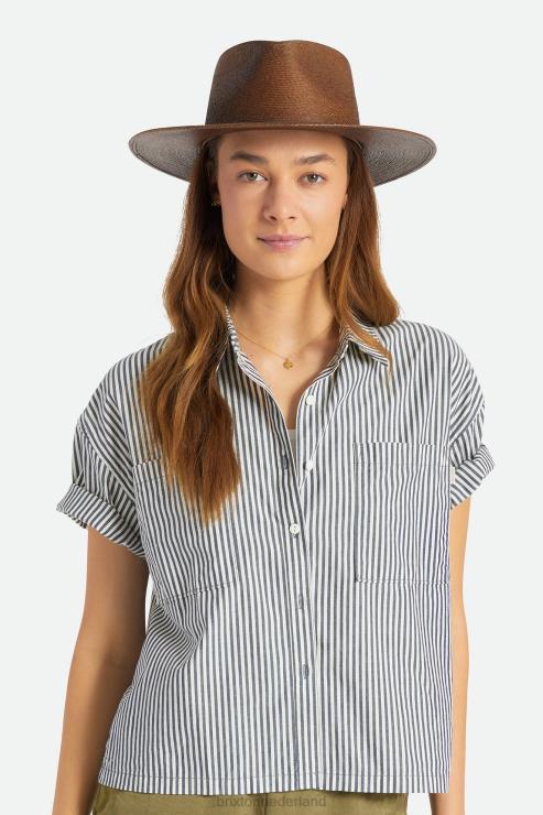 accessoires donker bruin Brixton 0ZD0J183 Heren marcos fedora