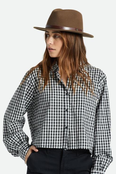 accessoires donkere aarde Brixton 0ZD0J214 Heren messer fedora