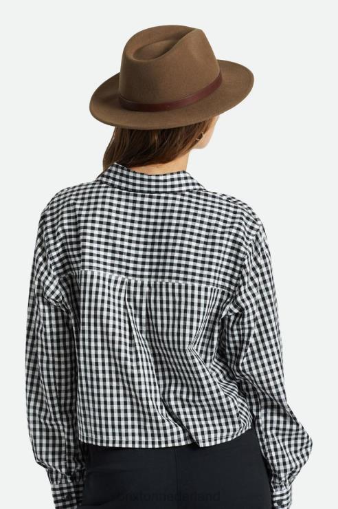 accessoires donkere aarde Brixton 0ZD0J214 Heren messer fedora