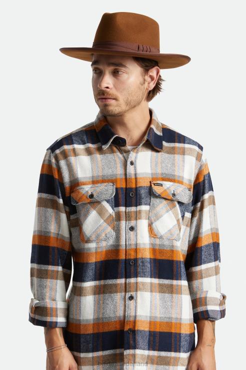 accessoires koffie Brixton 0ZD0J217 Heren reno fedora