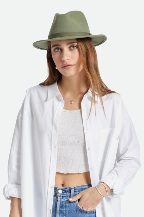 accessoires olijven overschot Brixton 0ZD0J226 Heren messer verpakbare fedora