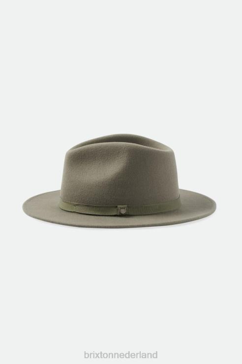accessoires olijven overschot Brixton 0ZD0J226 Heren messer verpakbare fedora
