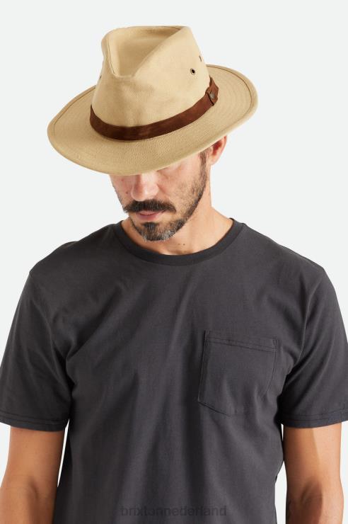 accessoires safari Brixton 0ZD0J228 Heren messer avontuur fedora