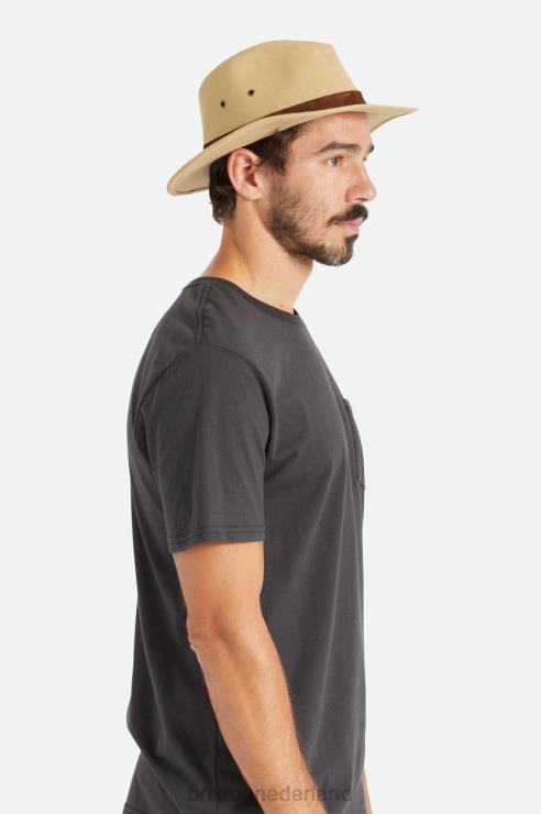 accessoires safari Brixton 0ZD0J228 Heren messer avontuur fedora