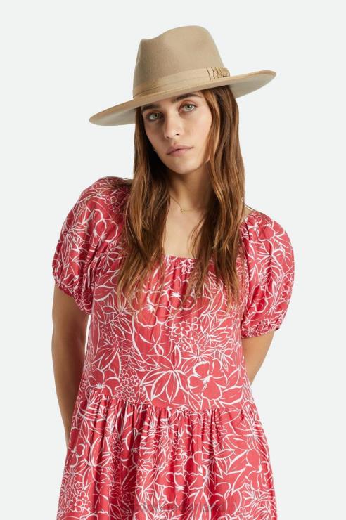 accessoires zand Brixton 0ZD0J221 Heren reno fedora