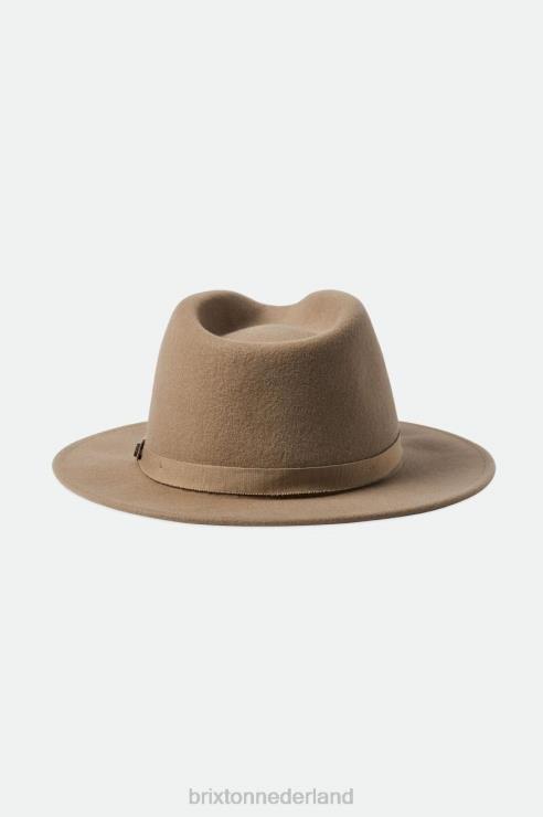 accessoires zand Brixton 0ZD0J227 Heren messer verpakbare fedora