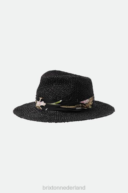 accessoires zwart Brixton 0ZD0J189 Heren aloha stro gleufhoed
