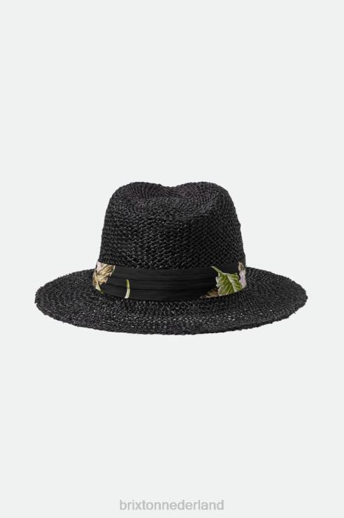 accessoires zwart Brixton 0ZD0J189 Heren aloha stro gleufhoed