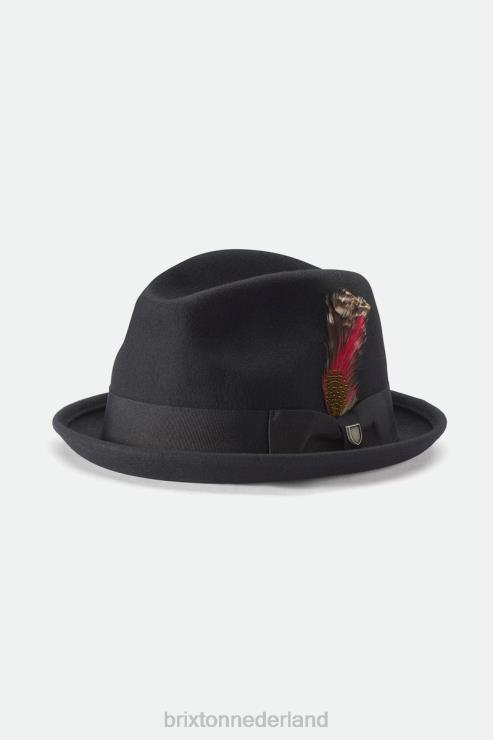 accessoires zwart Brixton 0ZD0J208 Heren krijgen fedora
