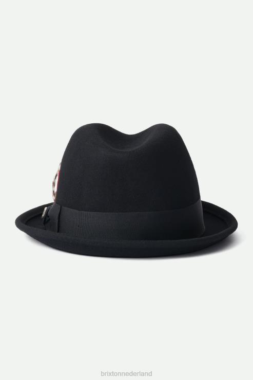 accessoires zwart Brixton 0ZD0J208 Heren krijgen fedora
