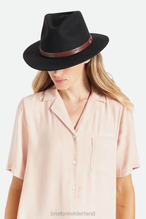 accessoires zwart Brixton 0ZD0J212 Heren messer fedora