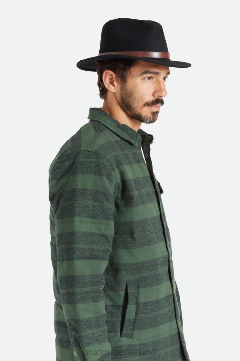 accessoires zwart Brixton 0ZD0J212 Heren messer fedora