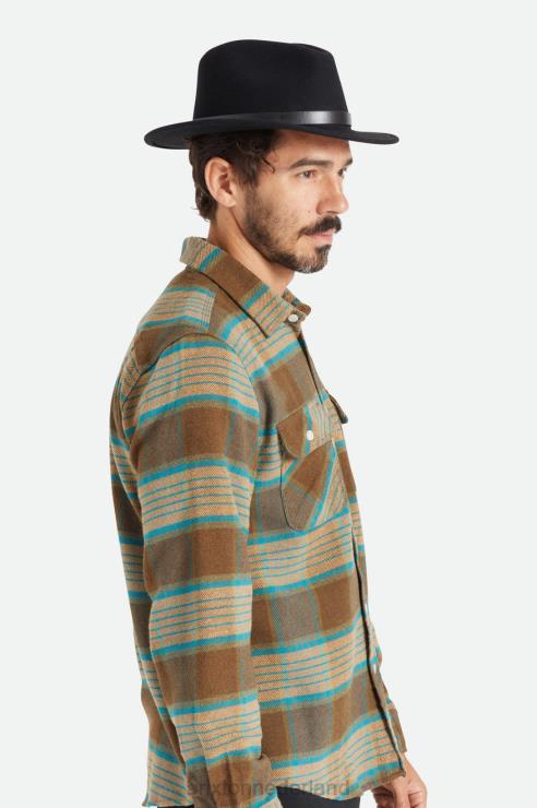 accessoires zwart Brixton 0ZD0J213 Heren messer fedora