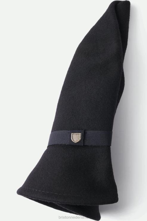 accessoires zwart Brixton 0ZD0J225 Heren messer verpakbare fedora