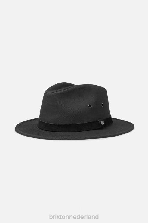 accessoires zwart Brixton 0ZD0J230 Heren messer avontuur fedora