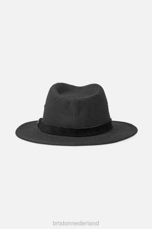 accessoires zwart Brixton 0ZD0J230 Heren messer avontuur fedora