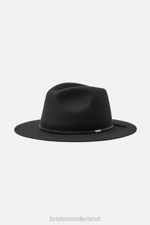 accessoires zwart Brixton 0ZD0J231 Heren wesley gleufhoed