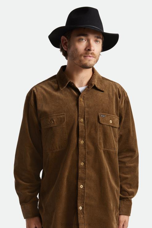 accessoires zwart Brixton 0ZD0J231 Heren wesley gleufhoed