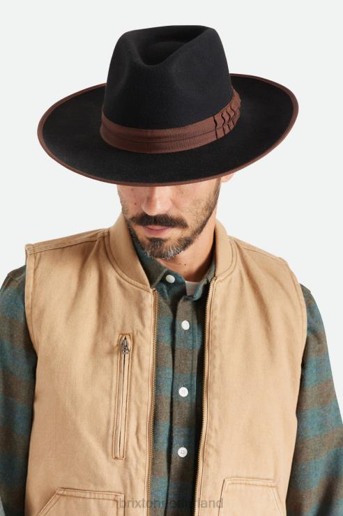 accessoires zwart bruin Brixton 0ZD0J218 Heren reno fedora