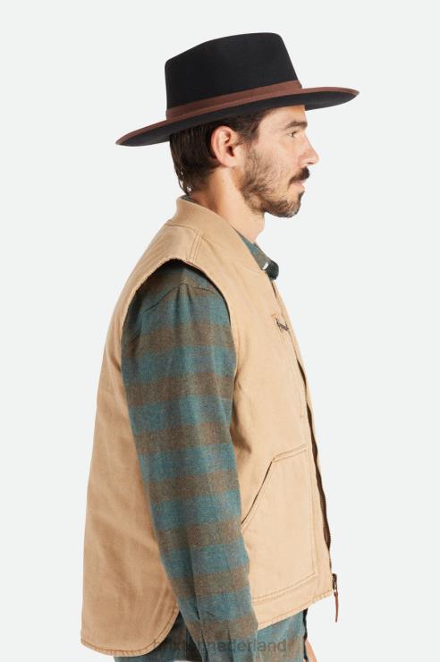 accessoires zwart bruin Brixton 0ZD0J218 Heren reno fedora