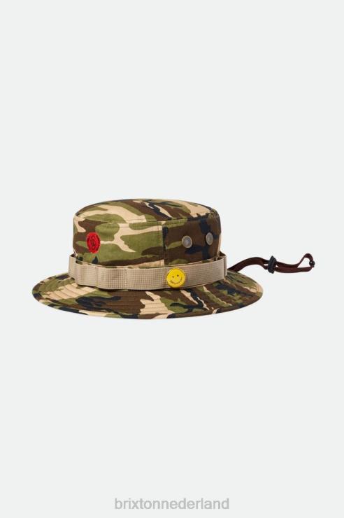 accessoires camouflage overschot Brixton 0ZD0J313 Heren hou van opvouwbare vissershoed