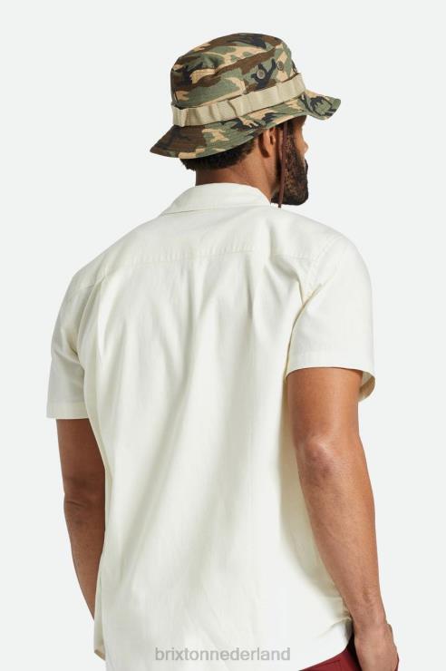 accessoires camouflage overschot Brixton 0ZD0J313 Heren hou van opvouwbare vissershoed