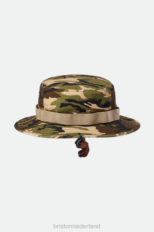 accessoires camouflage overschot Brixton 0ZD0J313 Heren hou van opvouwbare vissershoed