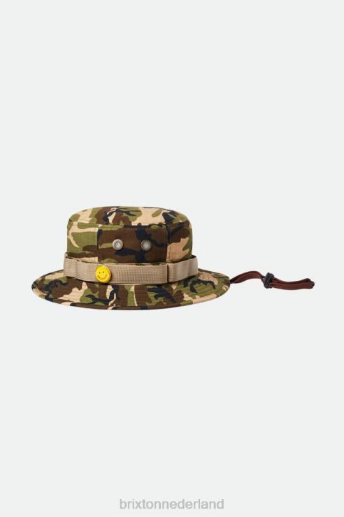accessoires camouflage overschot Brixton 0ZD0J313 Heren hou van opvouwbare vissershoed