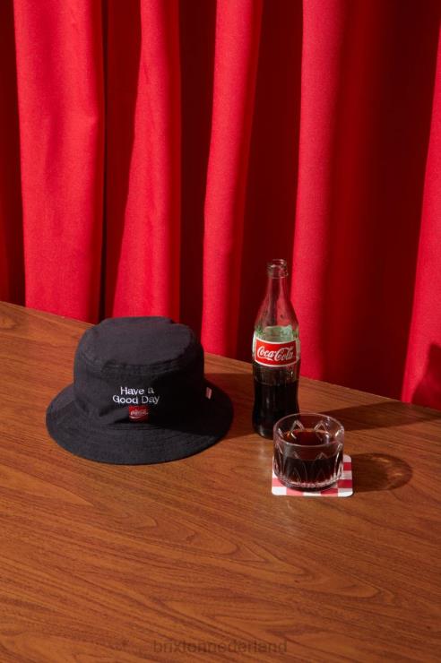 accessoires cola rood/zwart Brixton 0ZD0J314 Heren coca-cola good day omkeerbare vissershoed