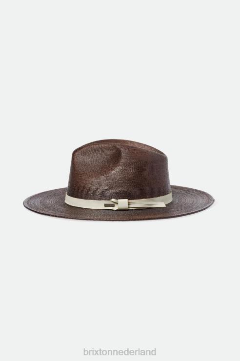 accessoires donkere aarde/natuurlijk Brixton 0ZD0J191 Heren veld echte strohoed