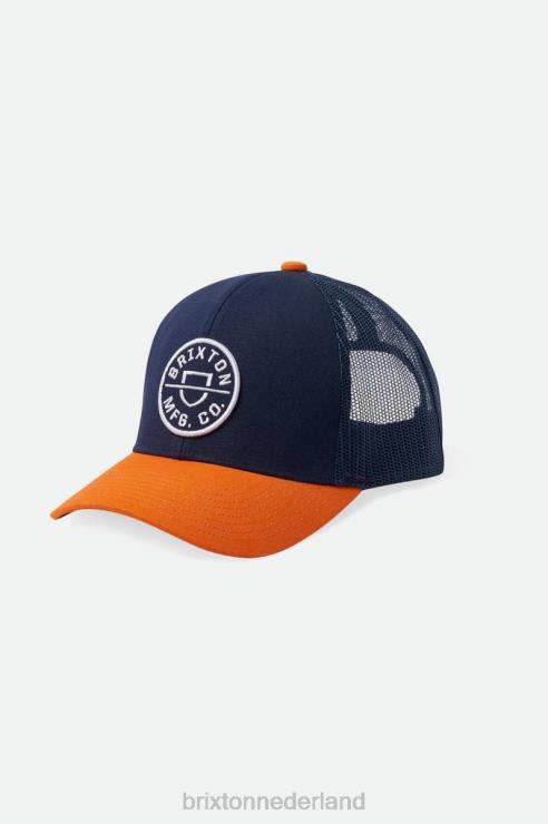 accessoires gewassen marine/paradijs oranje Brixton 0ZD0J255 Heren kam netplus mp vrachtwagenchauffeurpet