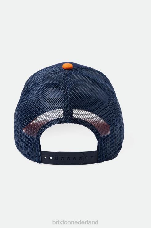 accessoires gewassen marine/paradijs oranje Brixton 0ZD0J255 Heren kam netplus mp vrachtwagenchauffeurpet