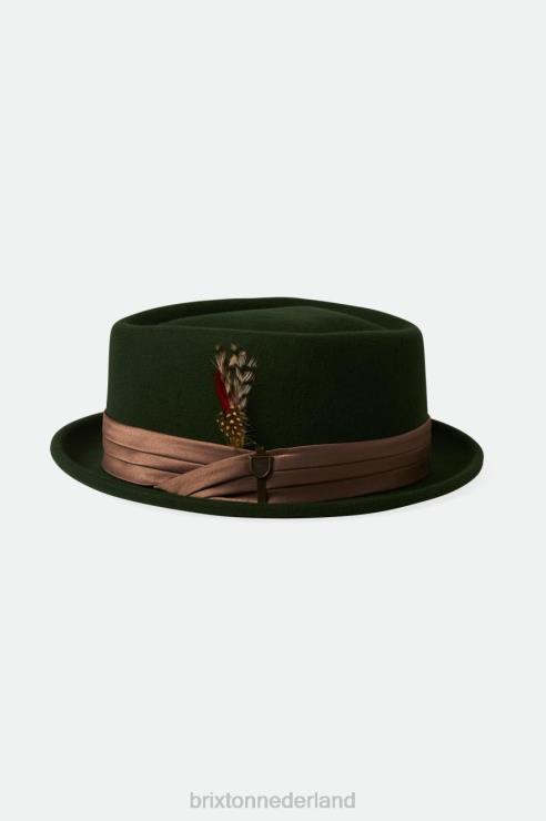 accessoires mos/brons Brixton 0ZD0J216 Heren stevige varkenspastei