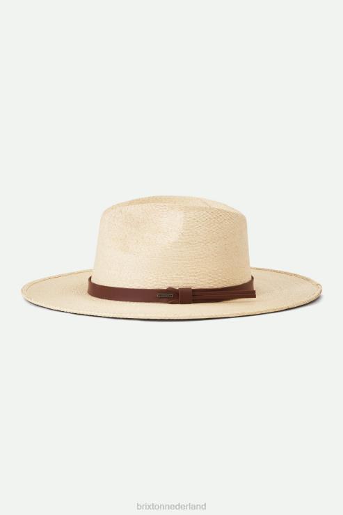 accessoires natuurlijk Brixton 0ZD0J192 Heren veld echte strohoed