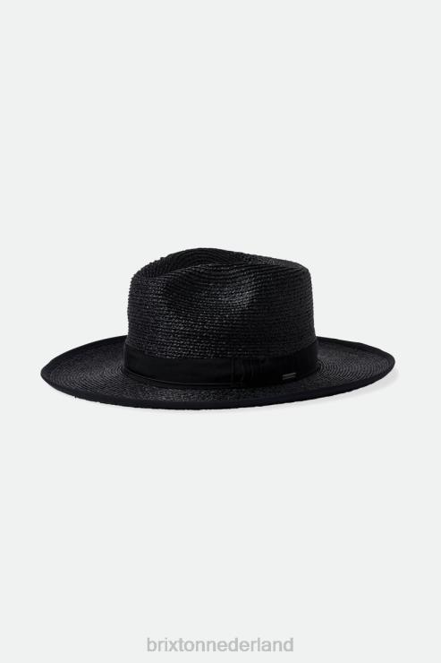 accessoires zwart Brixton 0ZD0J181 Heren reno strooien hoed