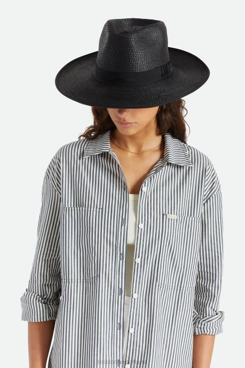 accessoires zwart Brixton 0ZD0J181 Heren reno strooien hoed