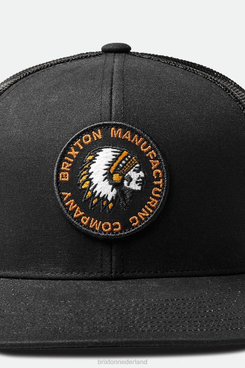 accessoires zwart Brixton 0ZD0J249 Heren rivaliserende zegelnetplus mp vrachtwagenchauffeurpet